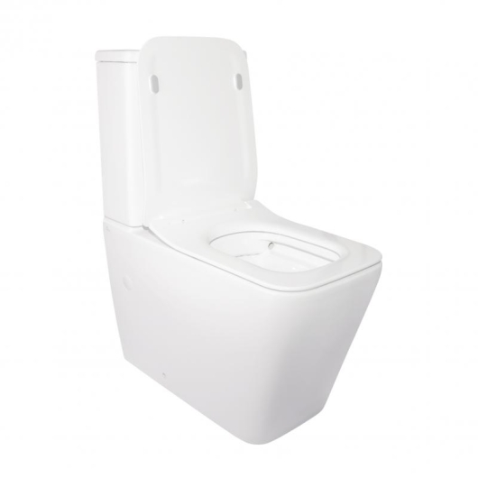 Унитаз-компакт Qtap Crow безободковый с сиденьем Soft-close QT05222170W, изображение 13