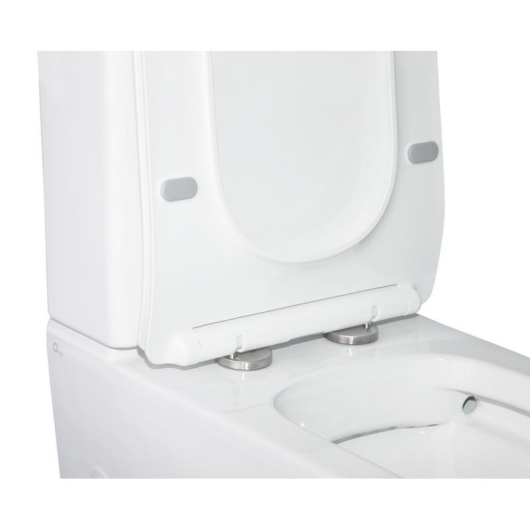 Унитаз-компакт Qtap Crow безободковый с сиденьем Soft-close QT05222170W, изображение 15