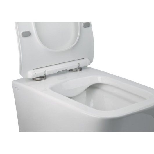 Унитаз подвесной Qtap Crow безободковый с сиденьем Soft-close QT05335170W, изображение 9