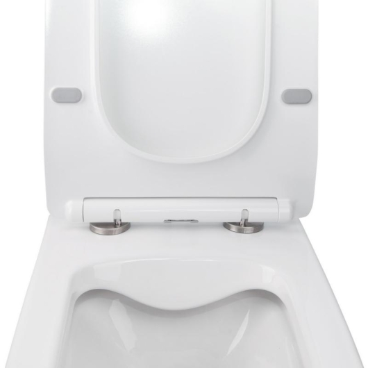 Унитаз подвесной Qtap Crow безободковый с сиденьем Soft-close QT05335170W, изображение 10
