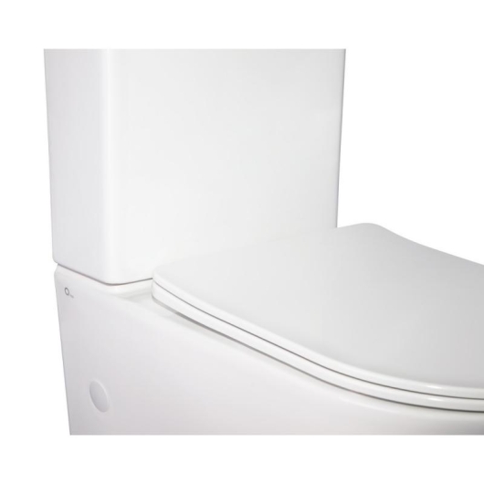 Унитаз-компакт Qtap Stork безободковый с сиденьем Soft-close QT15222178W, изображение 11