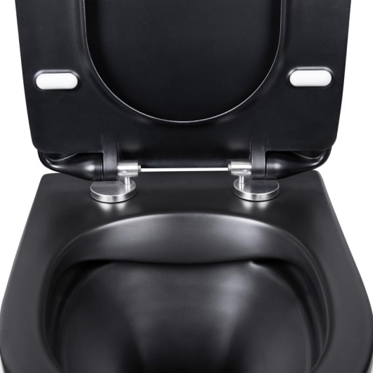 Унитаз подвесной Qtap Robin New безободковый с сиденьем Soft-close QT1333046ENRMB, изображение 15
