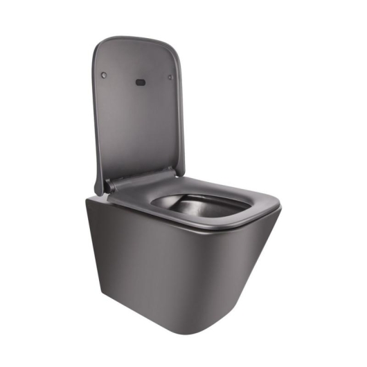 Унитаз подвесной Qtap Tern безободковый с сиденьем Soft-close QT1733052ERMB, изображение 12