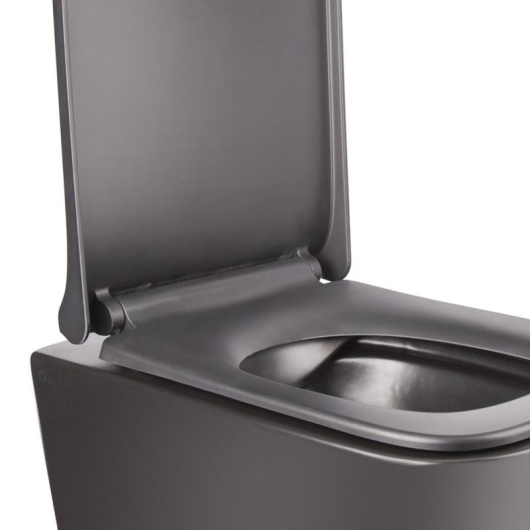 Унитаз подвесной Qtap Tern безободковый с сиденьем Soft-close QT1733052ERMB, изображение 13