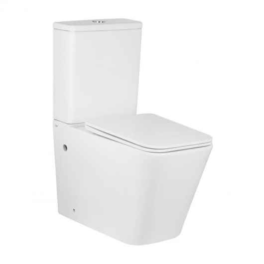 Унитаз-компакт Qtap Tern безободковый с сиденьем Soft-close QT17222093ARW, изображение 11