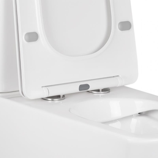 Унитаз-компакт Qtap Tern безободковый с сиденьем Soft-close QT17222093ARW, изображение 14