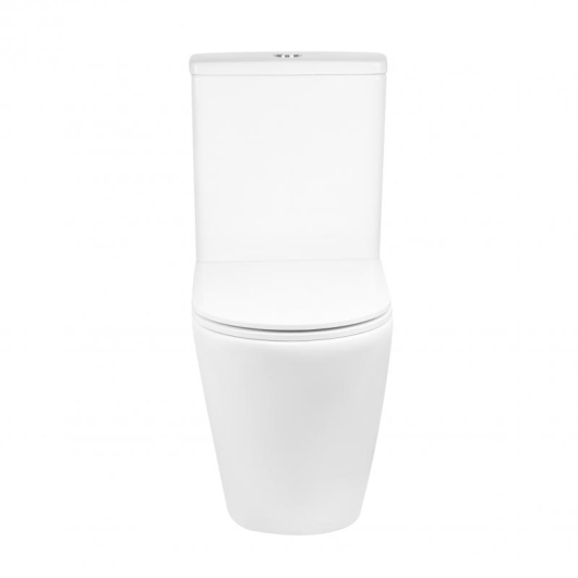 Унитаз-компакт Qtap Robin безободковый с сиденьем Soft-close QT13222141ARW, изображение 4