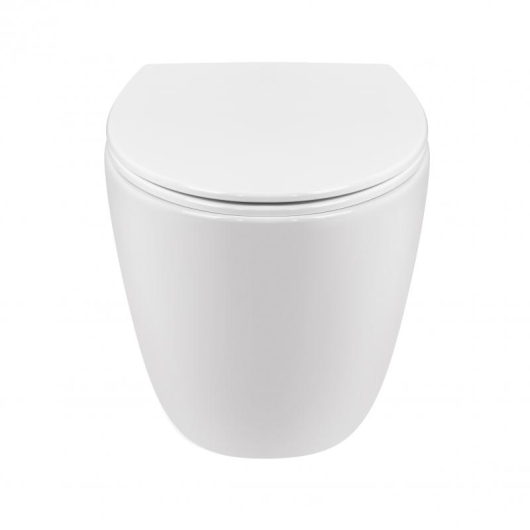 Унитаз подвесной Qtap Leo безободковый с сиденьем Soft-close QT11331002ERW, изображение 13