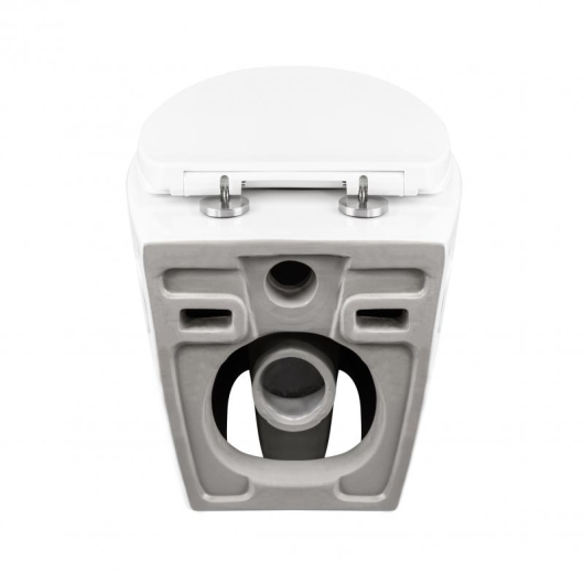 Унитаз подвесной Qtap Leo безободковый с сиденьем Soft-close QT11331002ERW, изображение 14