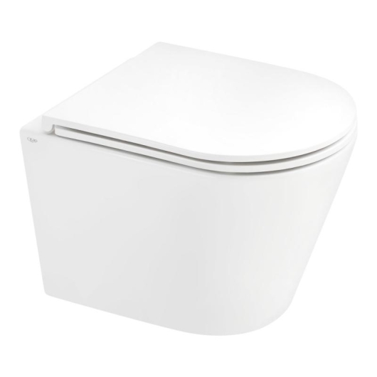 Унитаз подвесной Qtap Scorpio безободковый с сиденьем Soft-close QT1433053ERW, изображение 11