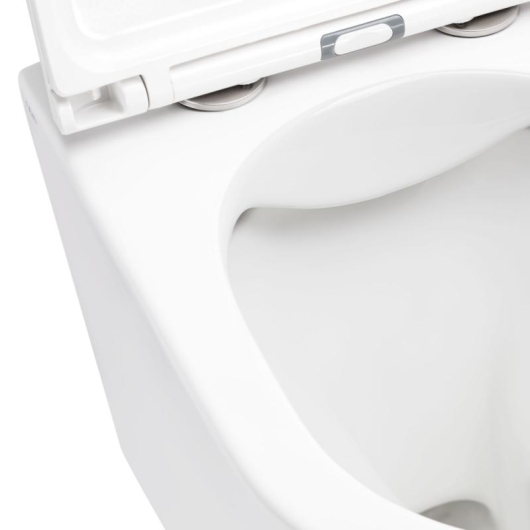 Унитаз подвесной Qtap Scorpio безободковый с сиденьем Soft-close QT1433053ERW, изображение 14
