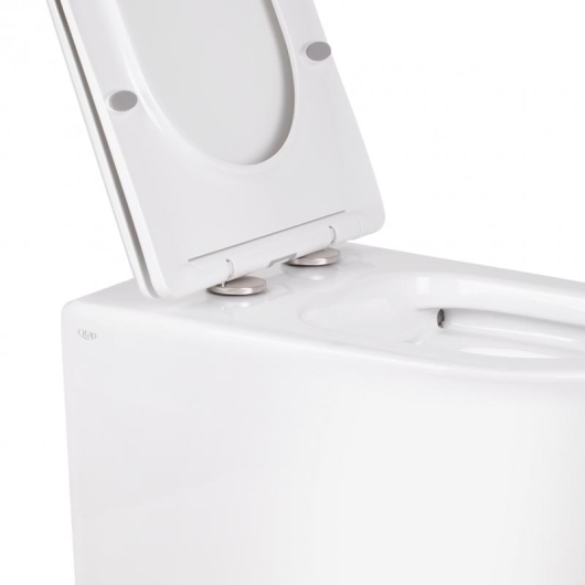 Унитаз напольный Qtap Swan безободковый с сиденьем Soft-close QT16223178W, изображение 16