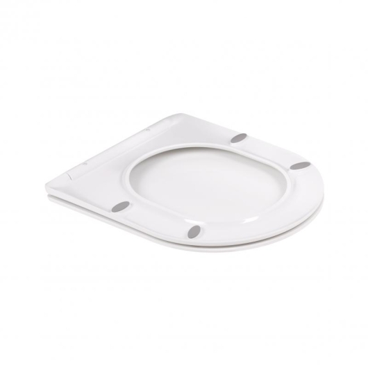 Унитаз напольный Qtap Swan безободковый с сиденьем Soft-close QT16223178W, изображение 19