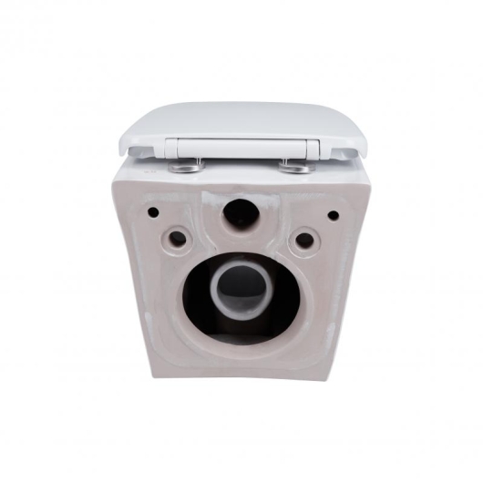 Унитаз подвесной Qtap Gemini безободковый с сиденьем Soft-close QT25332614EW, изображение 13