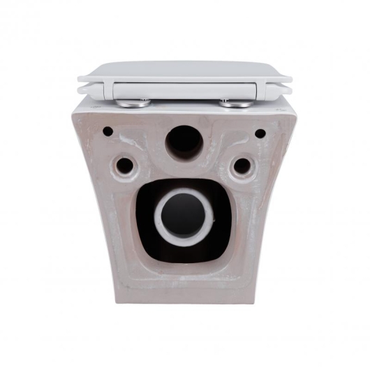 Унитаз подвесной Qtap Presto безободковый с сиденьем Soft-close QT24332615EW, изображение 13