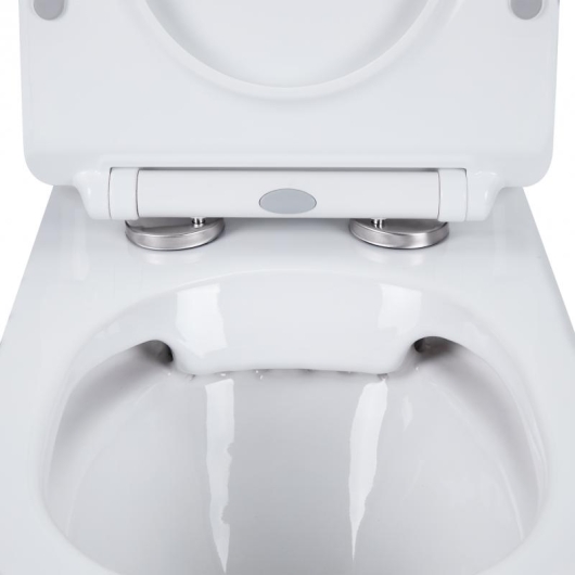 Унитаз-компакт Qtap Presto безободковый с сиденьем Soft-close QT24221217AW, изображение 15