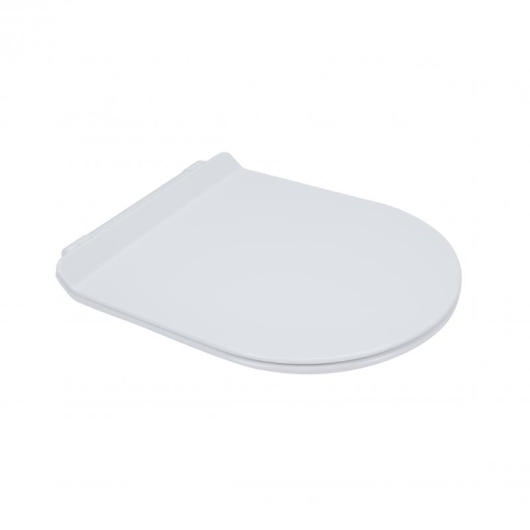 Унитаз-компакт Qtap Presto безободковый с сиденьем Soft-close QT24221217AW, изображение 7