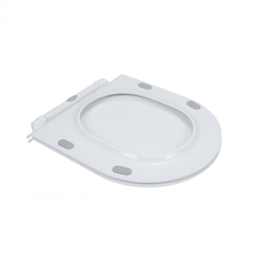 Унитаз-компакт Qtap Presto безободковый с сиденьем Soft-close QT24221217AW, изображение 18