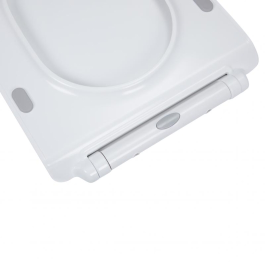 Унитаз-компакт Qtap Presto безободковый с сиденьем Soft-close QT24221217AW, изображение 19