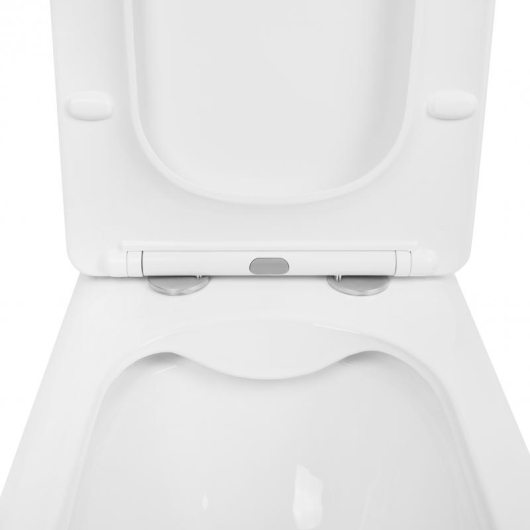 Унитаз-компакт Qtap Kalao безободковый с сиденьем Soft-close QT08221213AW, изображение 14