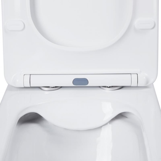 Унитаз-компакт Qtap Nando безободковый с сиденьем Soft-close QT12221222AW, изображение 14