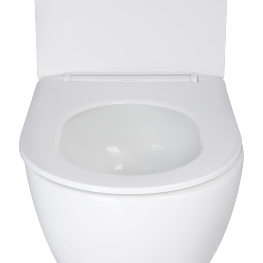 Унитаз подвесной Qtap Robin New безободковый с сиденьем Soft-close QT1333046EUQW, изображение 4