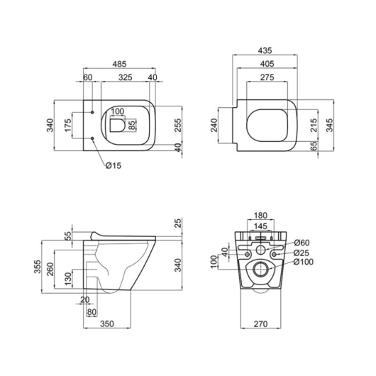 Унитаз подвесной Qtap Tern с сиденьем  Soft-close QT1733052EUQW, изображение 12