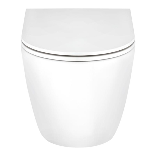 Унитаз подвесной Qtap Scorpio безободковый Ultra Quiet с сиденьем Soft-close QT1433053EUQW, изображение 17