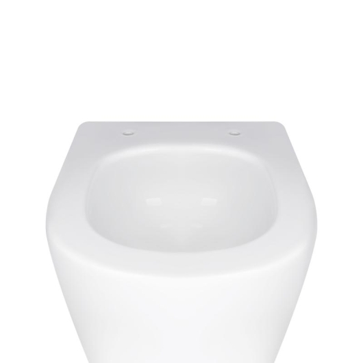 Унитаз подвесной Qtap Swan безободковый Ultra Quiet с сиденьем Soft-close QT16335179W, изображение 8