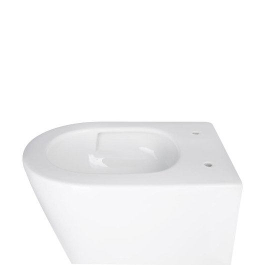 Унитаз подвесной Qtap Swan безободковый Ultra Quiet с сиденьем Soft-close QT16335179W, изображение 9