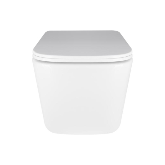 Унитаз подвесной Qtap Crow безободковый с сиденьем Soft-close QT05335171W, изображение 15