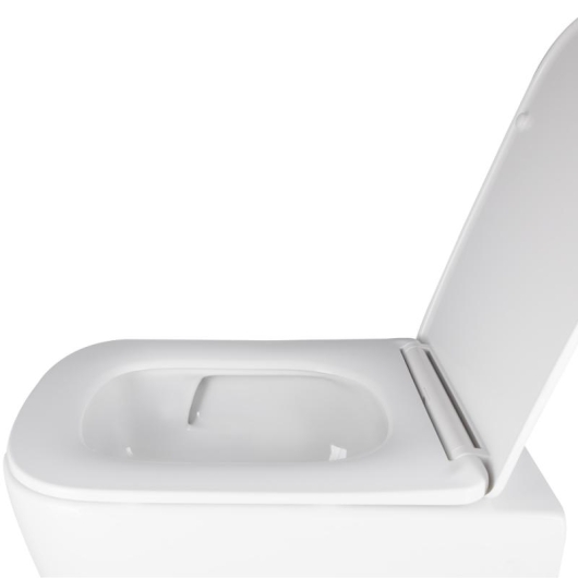 Унитаз подвесной Qtap Crow безободковый с сиденьем Soft-close QT05335171W, изображение 16