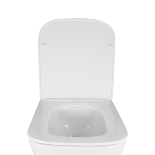 Унитаз подвесной Qtap Crow безободковый с сиденьем Soft-close QT05335171W, изображение 17