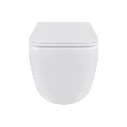 Унитаз подвесной Qtap Gemini безободковый с сиденьем Soft-close QT2533076EUQW, изображение 15