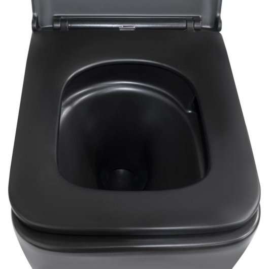 Унитаз подвесной Qtap Gemini безободковый с сиденьем Soft-close QT2533076EUQMB, изображение 17