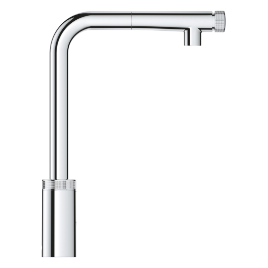 Змішувач для кухні з висувним виливом Grohe Eurosmart New (31613000), изображение 3