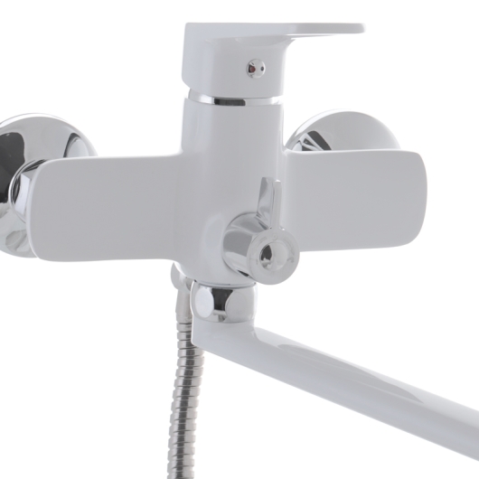 Змішувач для ванни Mixxus Nevada 006 Euro Білий (MI5799), изображение 2