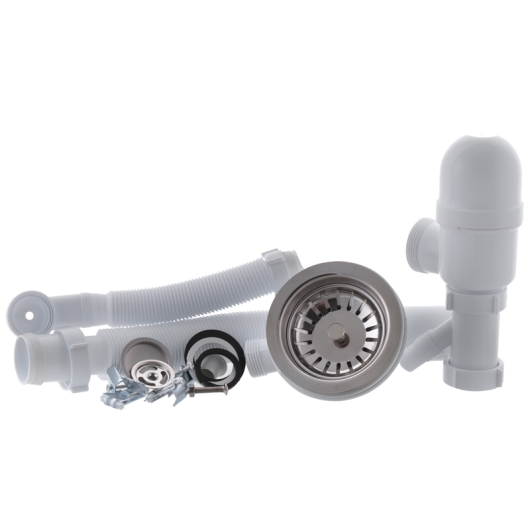 Мийка кухонна Zerix ZS-4651S-01 Біла (ZX4563), изображение 3