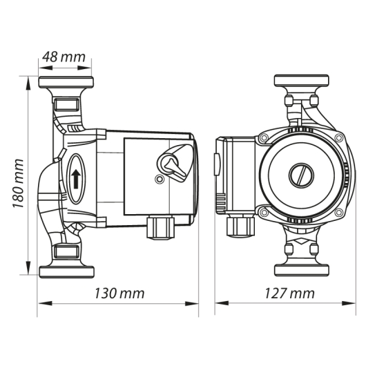 Насос циркуляційний відцентр. Koer KP.GRS-25 / 4-180 (KP0248), изображение 5