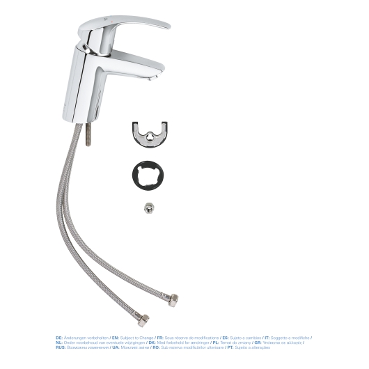 Змішувач для раковини S-розміру Grohe Eurosmart (32467002), изображение 4