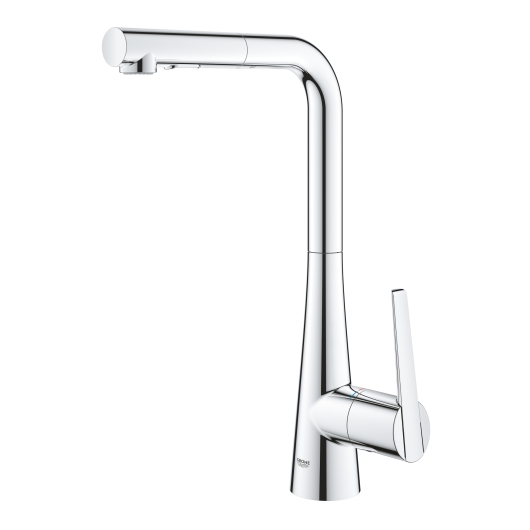 Змішувач для кухні з висувним виливом Grohe Zedra (32553002), изображение 7