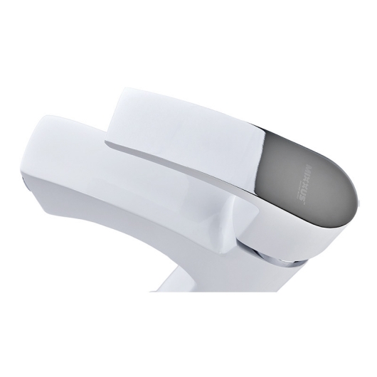 Змішувач для умивальника Mixxus Magnum 001 (Nut) White-Chrome (MI6201), изображение 3