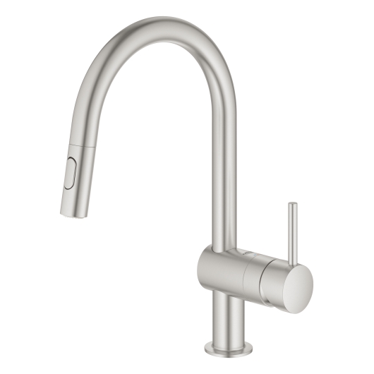 Змішувач для кухні з висувним виливом Grohe Minta (32321DC2), изображение 4