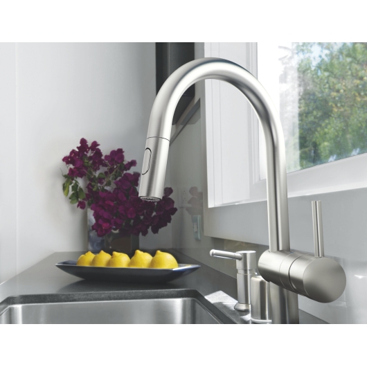 Змішувач для кухні з висувним виливом Grohe Minta (32321DC2), изображение 3