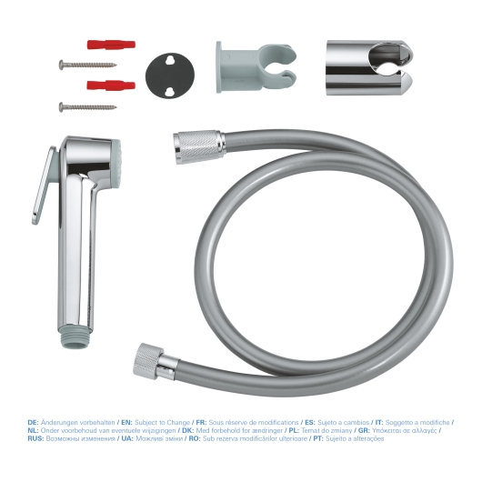 Гігієнічний душовий набір Grohe Tempesta-F Trigger Spray (26352000), изображение 2
