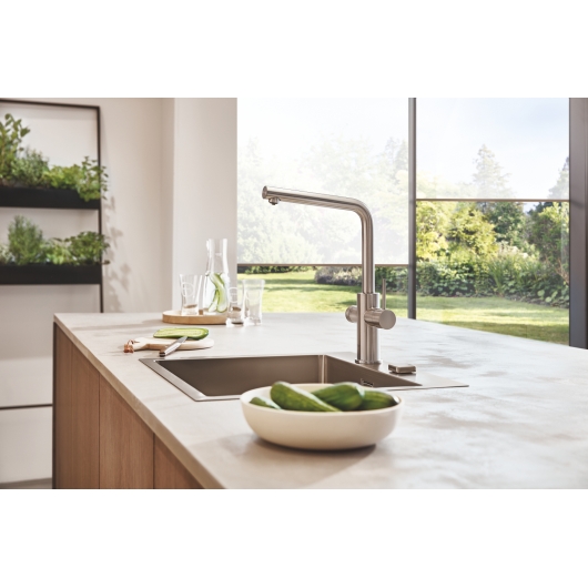 Мийка для кухні із нержавіючої сталі Grohe K800 (31583SD1), изображение 2