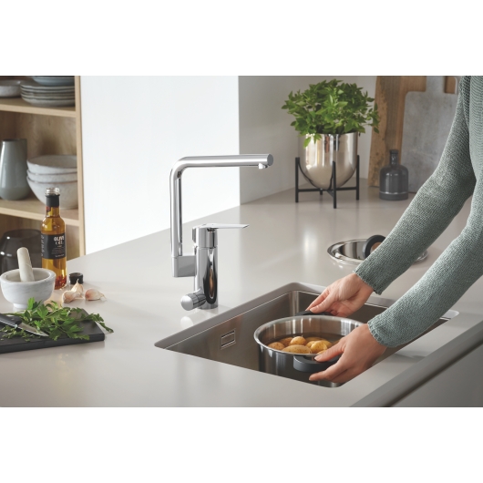 Мийка для кухні із нержавіючої сталі Grohe K700U (31574SD1), изображение 7