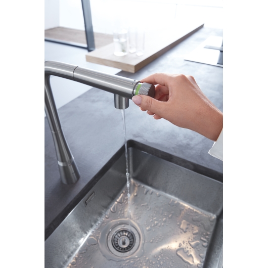 Змішувач для кухні з висувним виливом Grohe Zedra SmartControl (31593DC2), изображение 10