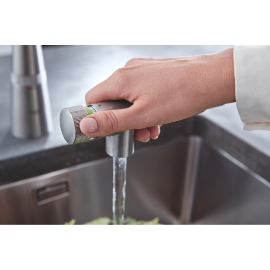 Змішувач для кухні з висувним виливом Grohe Zedra SmartControl (31593DC2), изображение 3