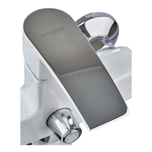 Змішувач для ванни Mixxus Magnum 006 (Euro) White-Chrome (MI6202), изображение 2
